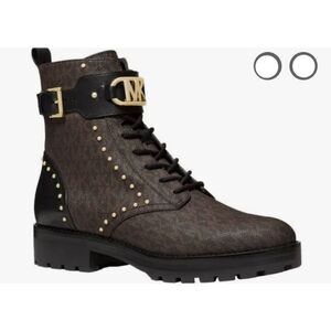 Michael Kors Kincaid brown Lace Up Bootie size 6
